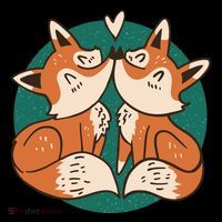 Foxes Kissing Cute Coffee Mug thumb 5