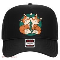 Foxes Kissing Cute Hat thumb 0