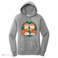 Foxes Kissing Cute Women's Hoodie thumb 0