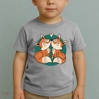 Foxes Kissing Cute Toddler T-Shirt thumb 2
