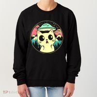 Funny Kawaii Cat Aliens And Ufo Women's Sweatshirt thumb 0