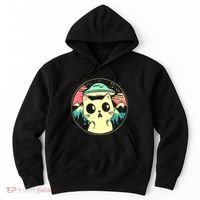Funny Kawaii Cat Aliens And Ufo Hoodie thumb 0