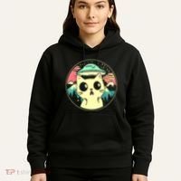Funny Kawaii Cat Aliens And Ufo Hoodie thumb 5