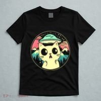 Funny Kawaii Cat Aliens And Ufo T-Shirt thumb 5