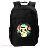 Funny Kawaii Cat Aliens And Ufo Backpack thumb 0
