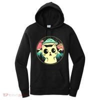 Funny Kawaii Cat Aliens And Ufo Women's Hoodie thumb 0