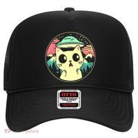 Funny Kawaii Cat Aliens And Ufo Hat thumb 0