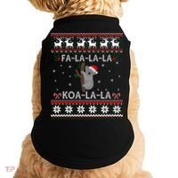 Falala Koalalala Cute Koala Bear Australian Xmas Ugly Cool Gift Doggie Tank thumb 0