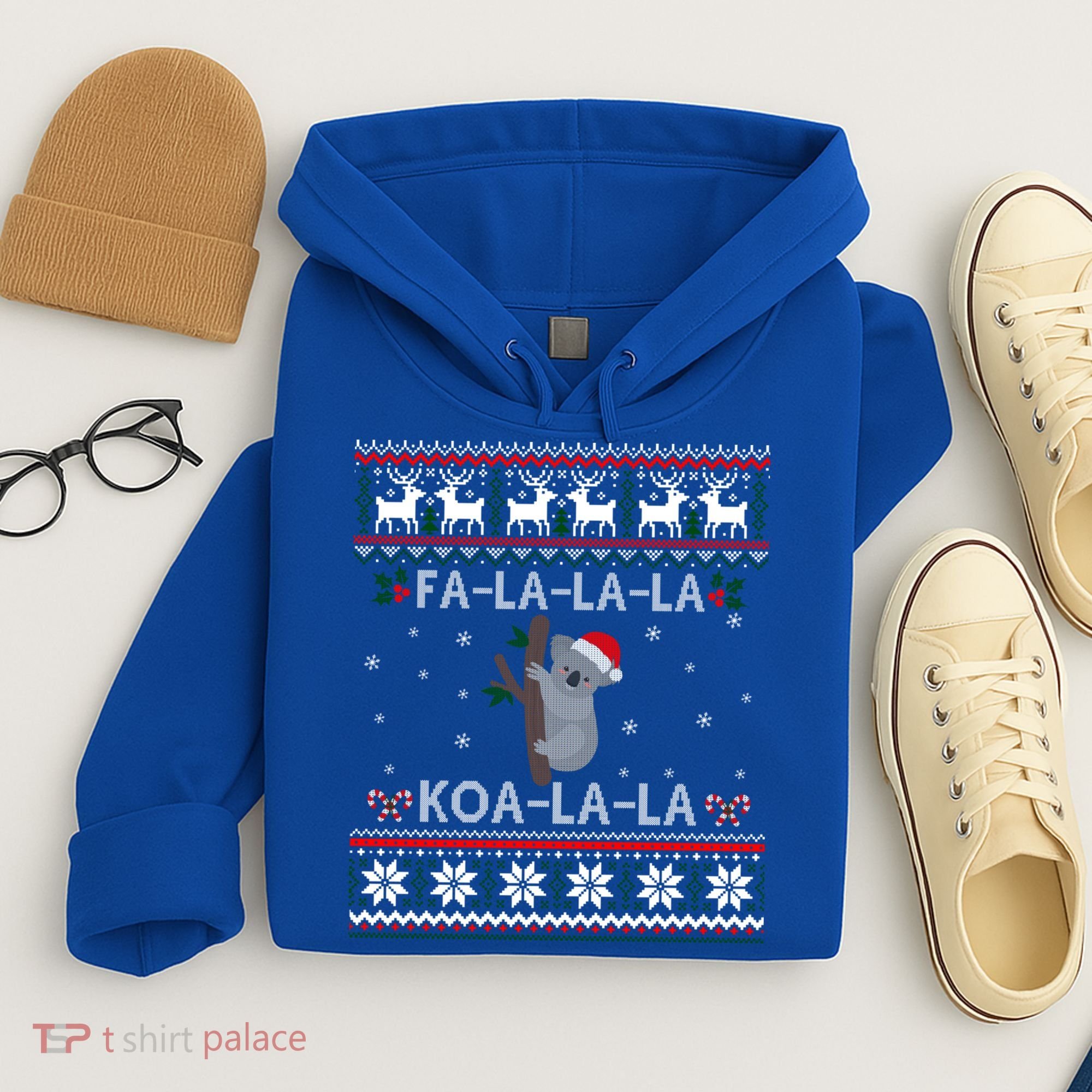 Falala Koalalala Cute Koala Bear Australian Xmas Ugly Cool Gift Hoodie