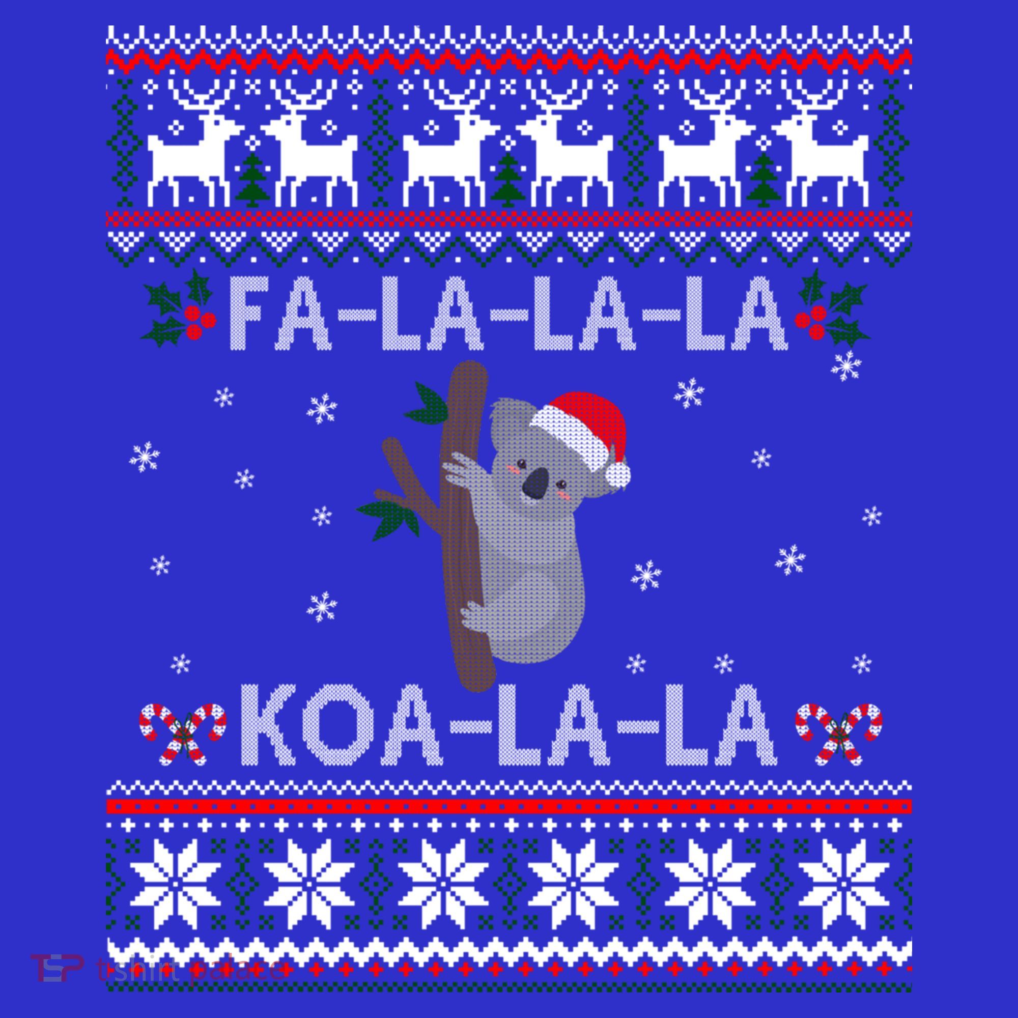 Falala Koalalala Cute Koala Bear Australian Xmas Ugly Cool Gift Mousepad