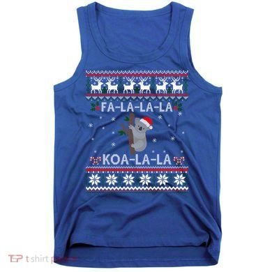 Falala Koalalala Cute Koala Bear Australian Xmas Ugly Cool Gift Tank Top