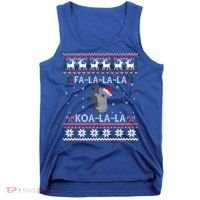 Falala Koalalala Cute Koala Bear Australian Xmas Ugly Cool Gift Tank Top thumb 0