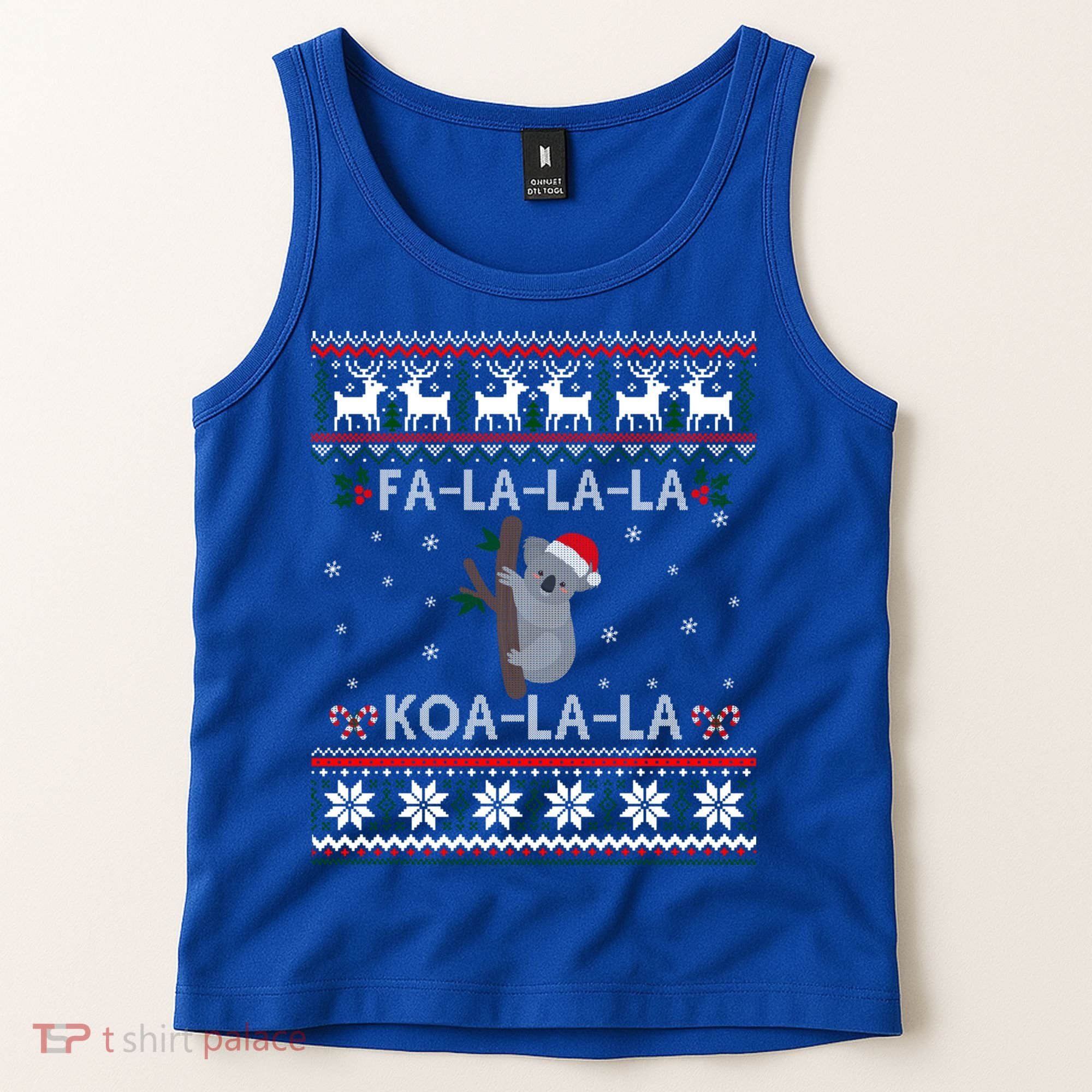 Falala Koalalala Cute Koala Bear Australian Xmas Ugly Cool Gift Tank Top