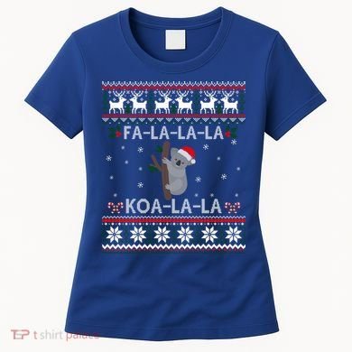 Falala Koalalala Cute Koala Bear Australian Xmas Ugly Cool Gift Women's T-Shirt