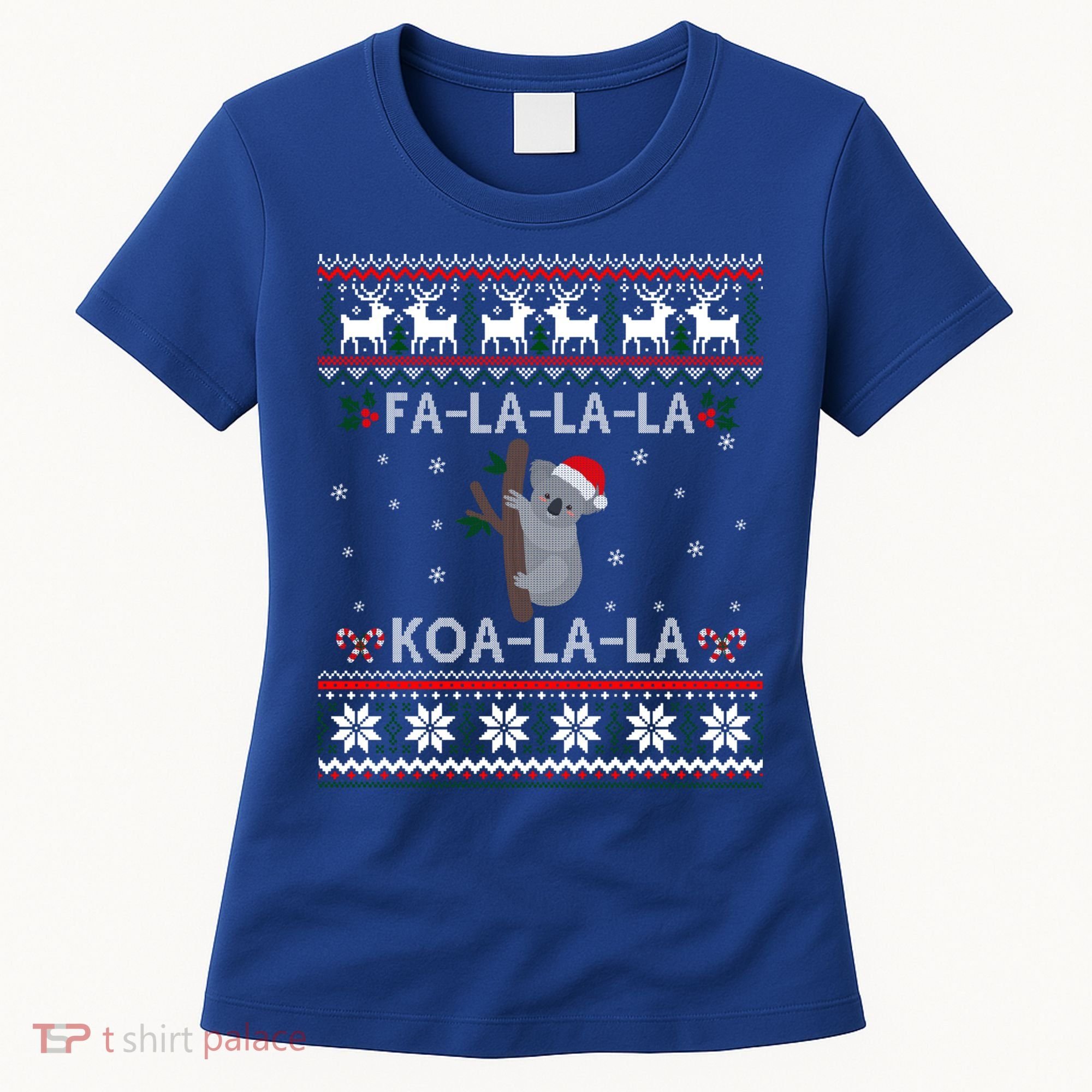Falala Koalalala Cute Koala Bear Australian Xmas Ugly Cool Gift Women's T-Shirt