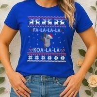 Falala Koalalala Cute Koala Bear Australian Xmas Ugly Cool Gift Women's T-Shirt thumb 2