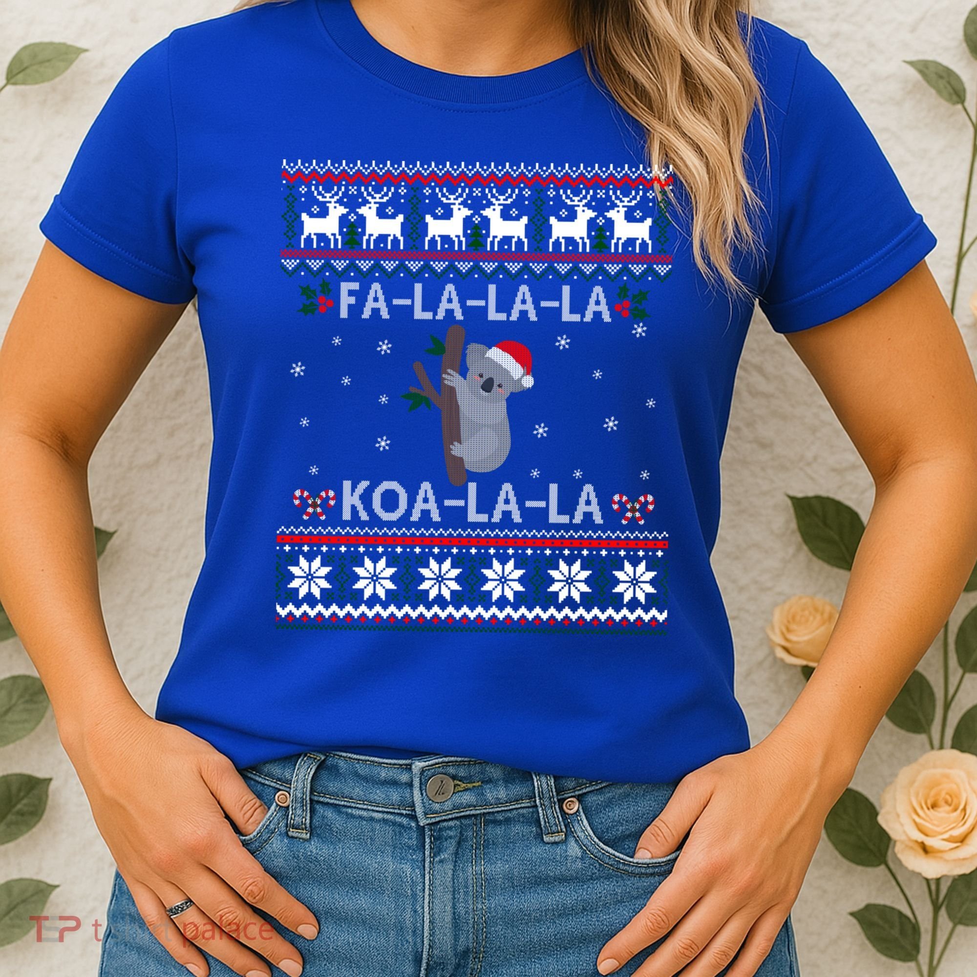 Falala Koalalala Cute Koala Bear Australian Xmas Ugly Cool Gift Women's T-Shirt