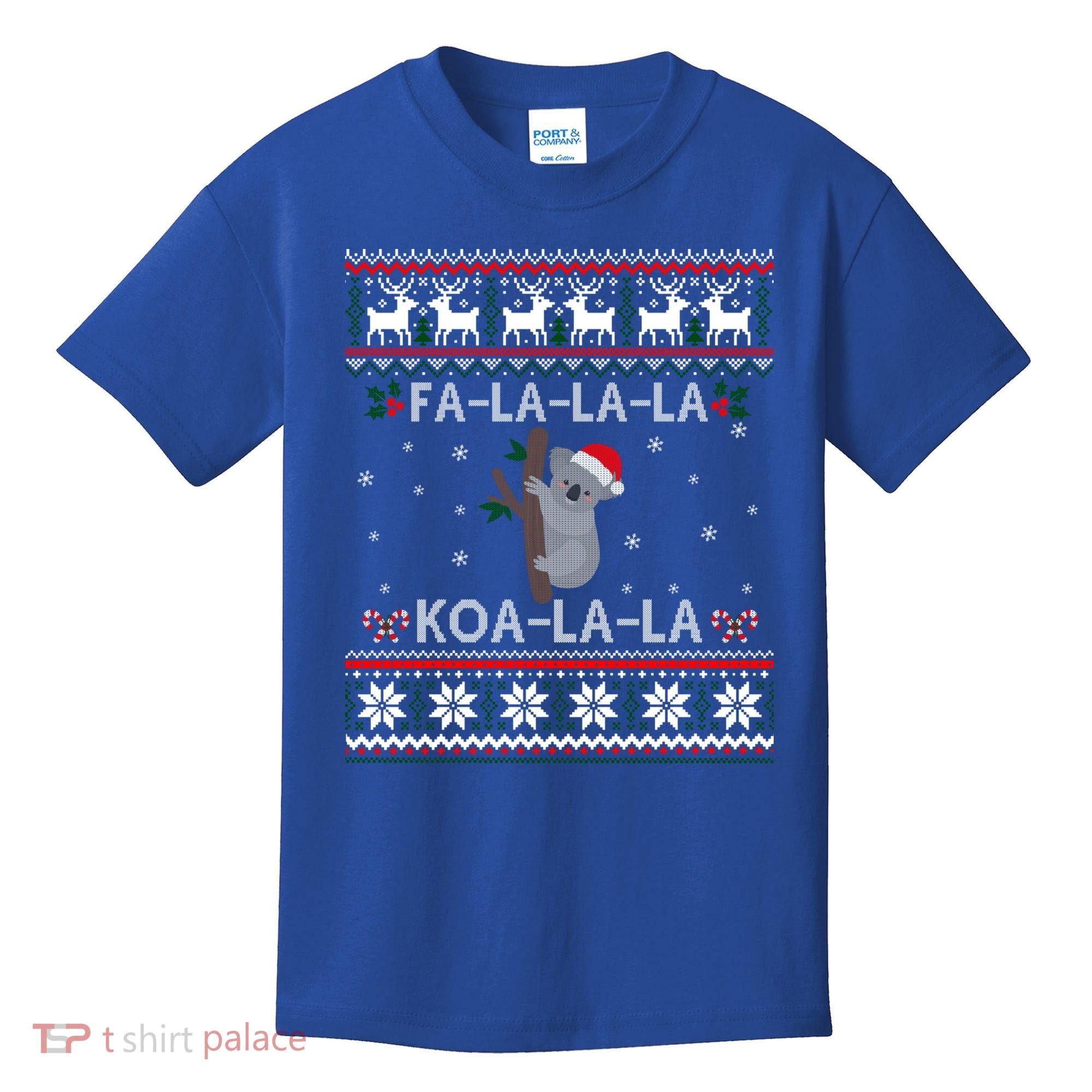 Falala Koalalala Cute Koala Bear Australian Xmas Ugly Cool Gift Kids T-Shirt