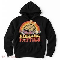 Fat Kitten Cat Rolling Fatties Cute Kitty Owner Hoodie thumb 0