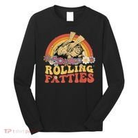 Fat Kitten Cat Rolling Fatties Cute Kitty Owner Long Sleeve Shirt thumb 0