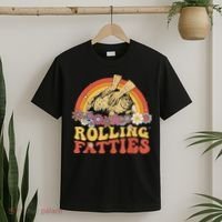 Fat Kitten Cat Rolling Fatties Cute Kitty Owner T-Shirt thumb 2