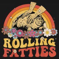 Fat Kitten Cat Rolling Fatties Cute Kitty Owner Women's Hoodie thumb 2