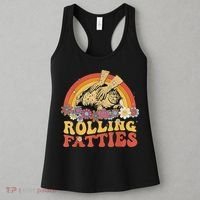 Fat Kitten Cat Rolling Fatties Cute Kitty Owner Women's Tank Top thumb 3
