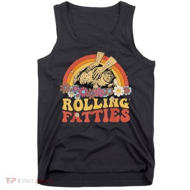 Fat Kitten Cat Rolling Fatties Cute Kitty Owner Tank Top