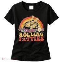 Fat Kitten Cat Rolling Fatties Cute Kitty Owner Women's T-Shirt thumb 0