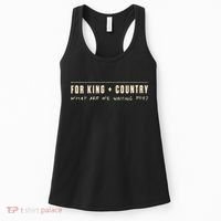 For King & Country What Are We Waiting For Women's Tank Top thumb 0