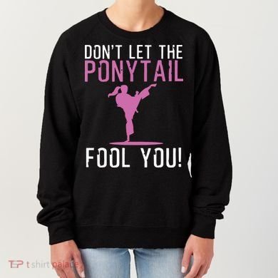 Funny Karate Design For Karate Kick Martial Art Women's Sweatshirt