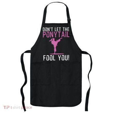 Funny Karate Design For Karate Kick Martial Art Apron