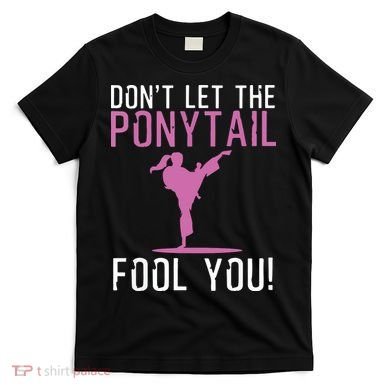 Funny Karate Design For Karate Kick Martial Art T-Shirt
