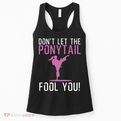 Funny Karate Design For Karate Kick Martial Art Women's Tank Top
