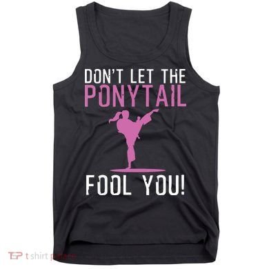 Funny Karate Design For Karate Kick Martial Art Tank Top