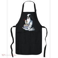 Funny Kawaii Dog Eats Ramen Noodles Japanese Chin Apron thumb 0
