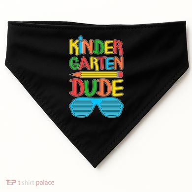 Funny Kindergarten Dude USA-Made Doggie Bandana