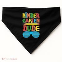 Funny Kindergarten Dude USA-Made Doggie Bandana thumb 0