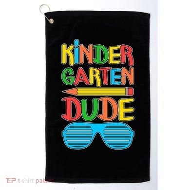 Funny Kindergarten Dude Golf Towel
