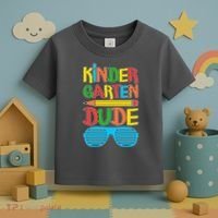 Funny Kindergarten Dude Toddler T-Shirt thumb 3
