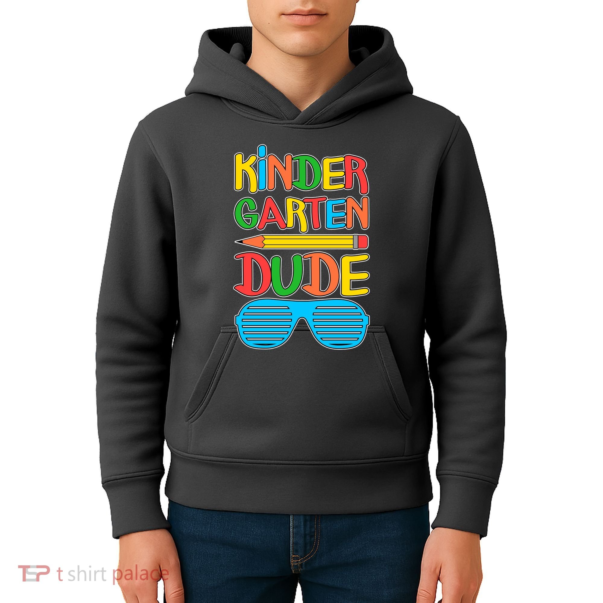 Funny Kindergarten Dude Kids Hoodie