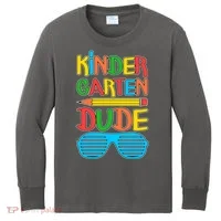 Funny Kindergarten Dude Kids Long Sleeve Shirt thumb 0