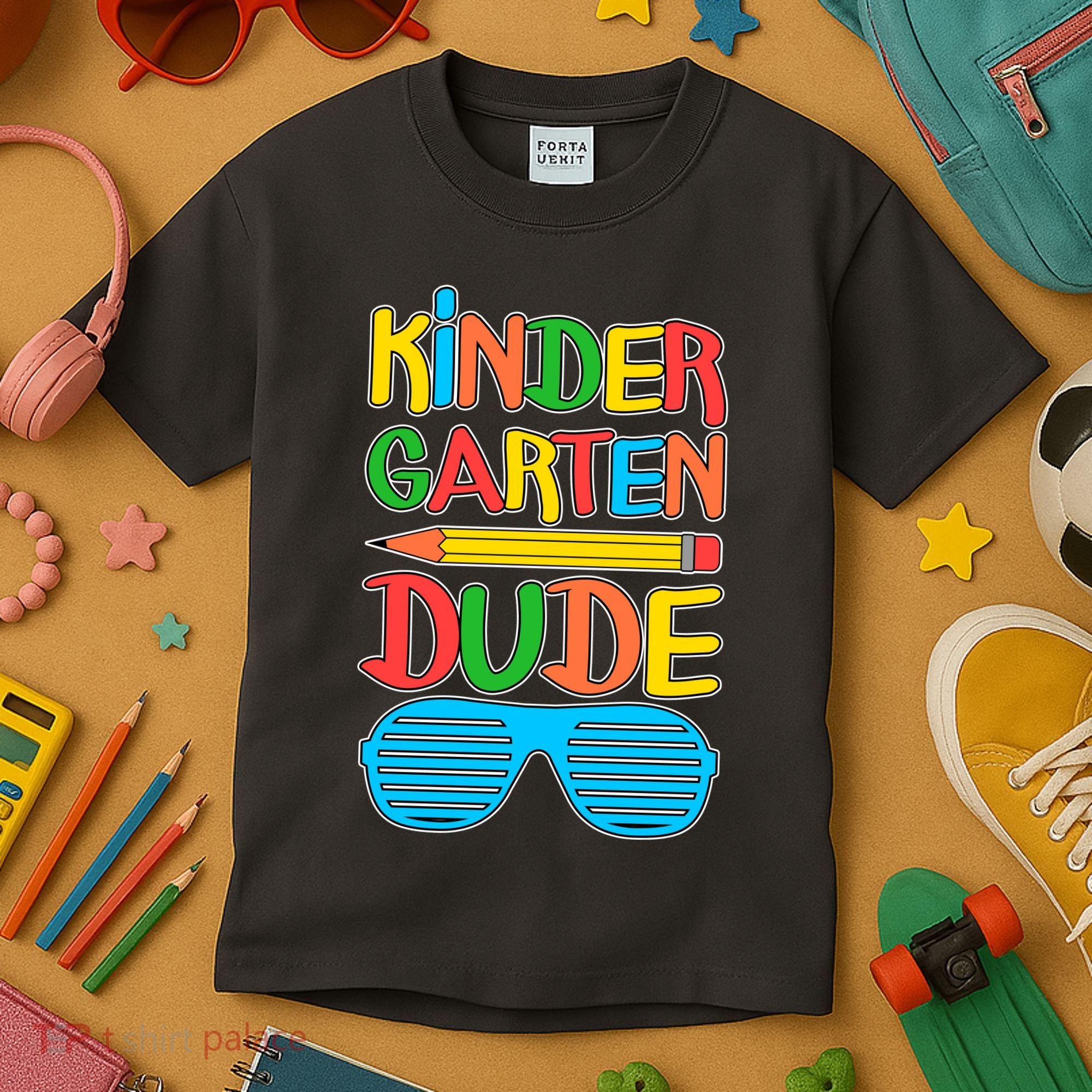Funny Kindergarten Dude Kids T-Shirt