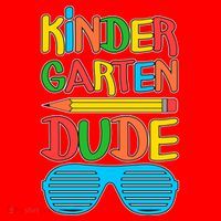 Funny Kindergarten Dude Santa Hat thumb 1