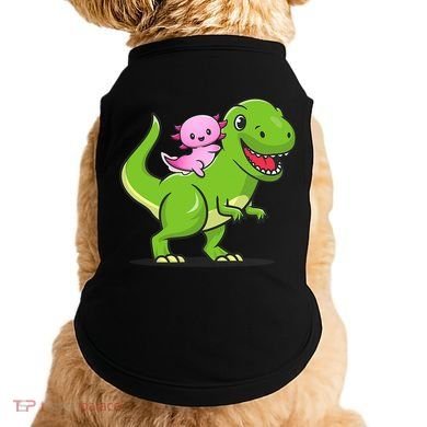 Funny Kawaii  Dino Dinosaur Axolotl Lover Doggie Tank