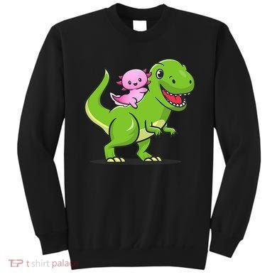 Funny Kawaii  Dino Dinosaur Axolotl Lover Sweatshirt
