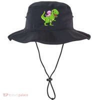 Funny Kawaii  Dino Dinosaur Axolotl Lover Bucket Hat thumb 0