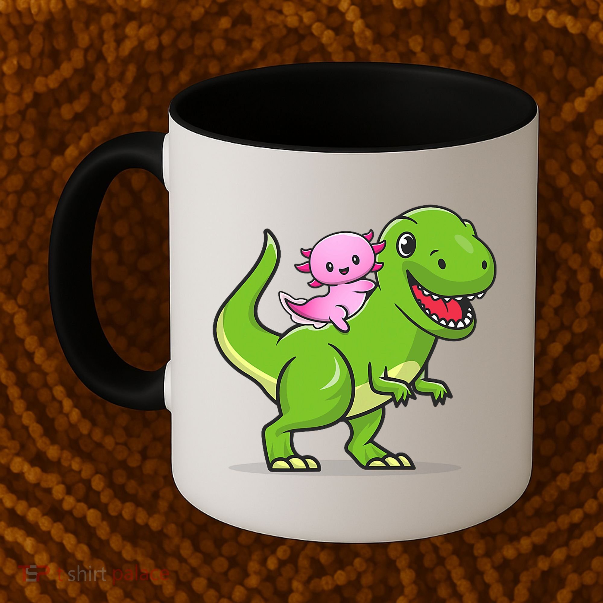 Funny Kawaii  Dino Dinosaur Axolotl Lover Coffee Mug