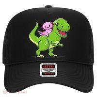 Funny Kawaii  Dino Dinosaur Axolotl Lover Hat thumb 0