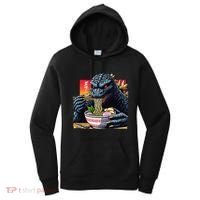 Funny Kaiju Eating Ramen Japanese Monster Lover Birthday Women's Hoodie thumb 0